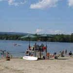 Sandy Beach at Laurel Lake