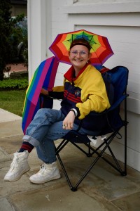 12 Lee Pride 2025 – Rainbow Umbrella Hat